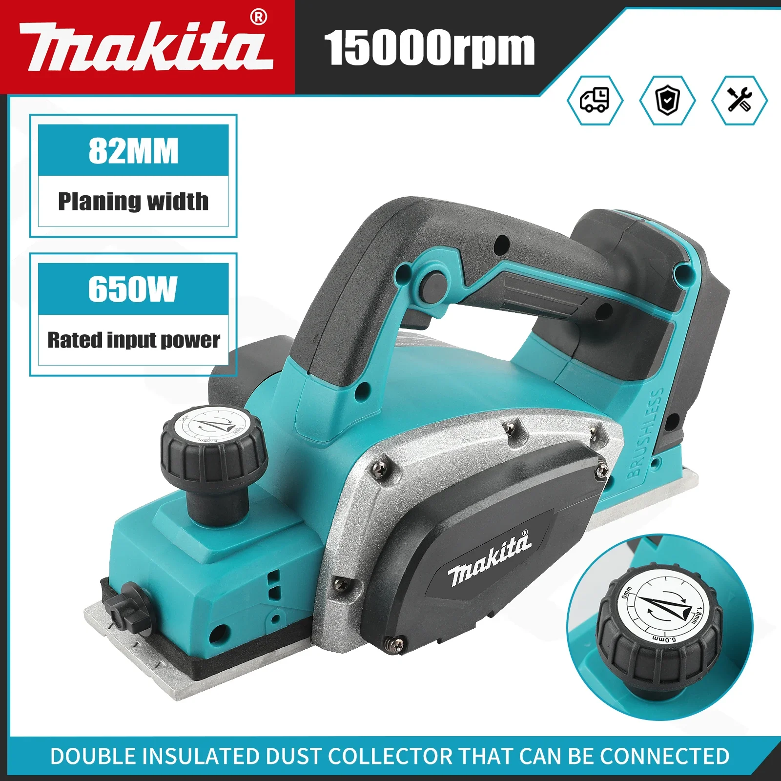 DKP180 Brushless Cordless Elec - đánh giá và giá Planer Handheld Electric