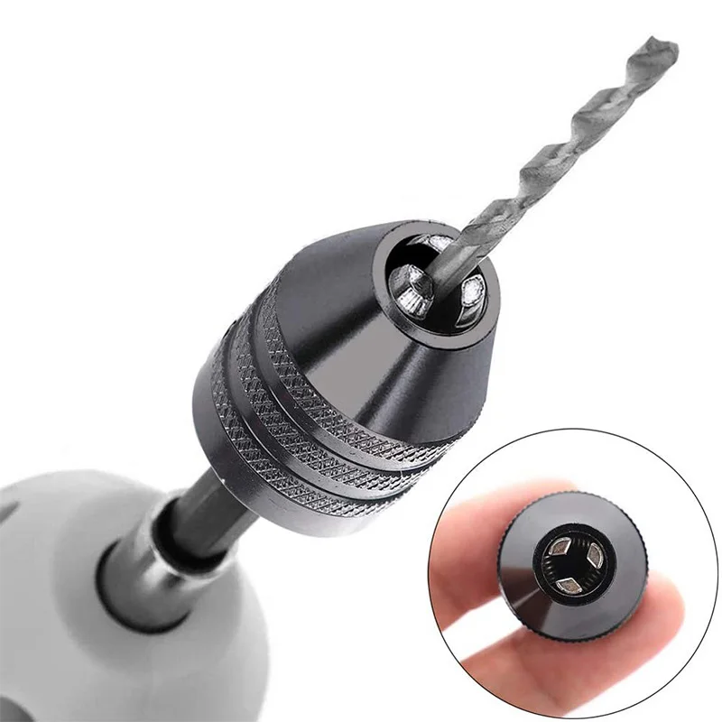Mini Keyless Drill Chuck 0.3-8 - đánh giá và giá Power Xchange Tools