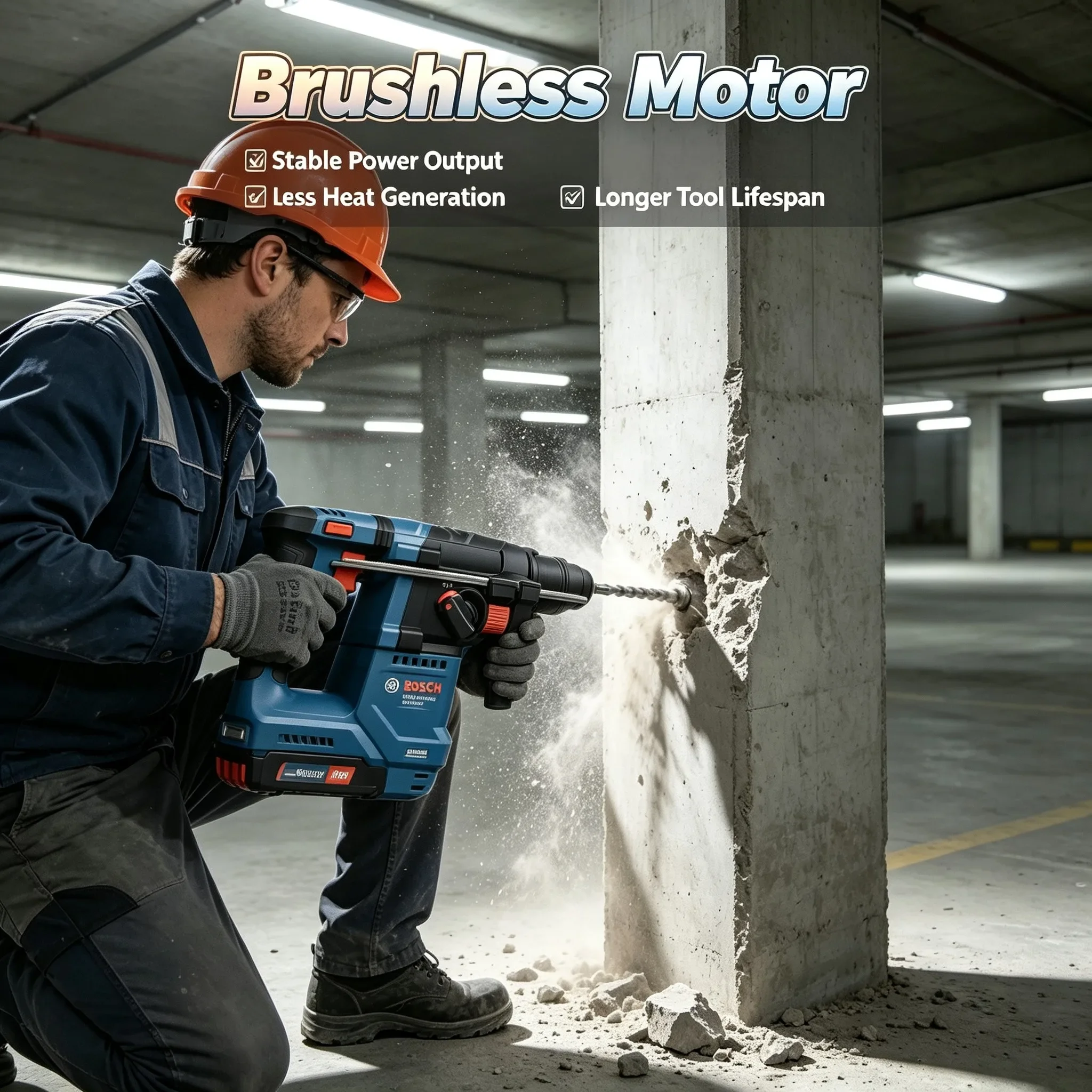 BOSCH GBH 18V-18 Cordless Rota - đánh giá và giá Power Tools Professional